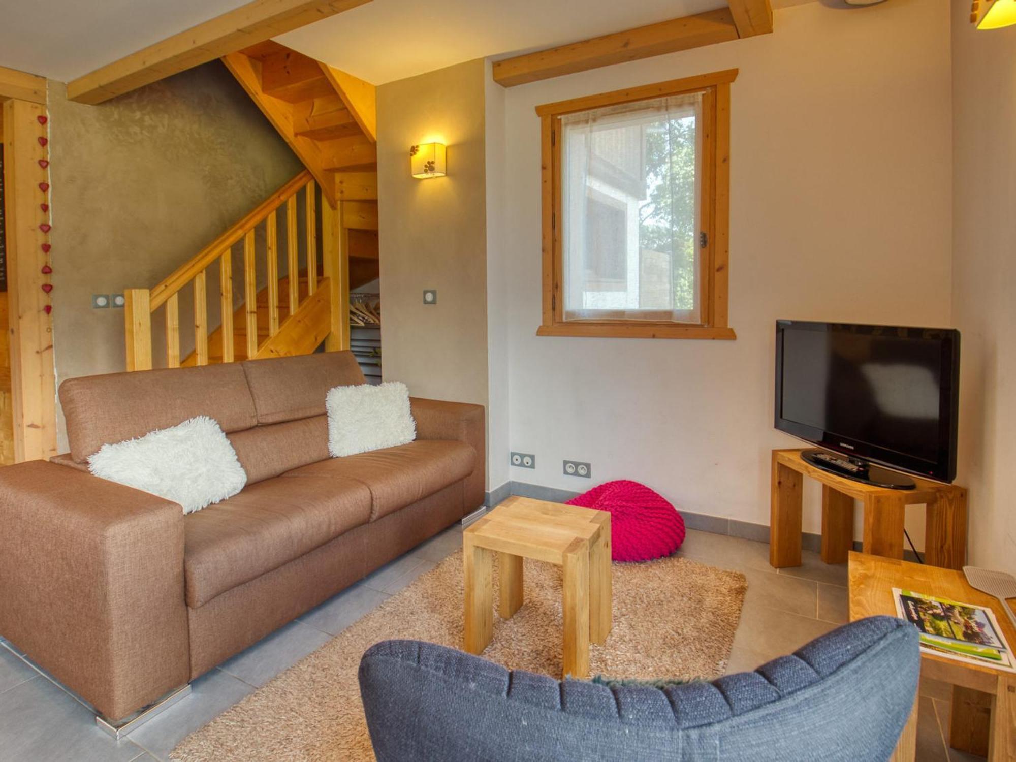 Duplex 2 Chambres Avec Grande Terrasse, Animaux Acceptes, A Samoens - Fr-1-642-77 Samoëns Exterior foto